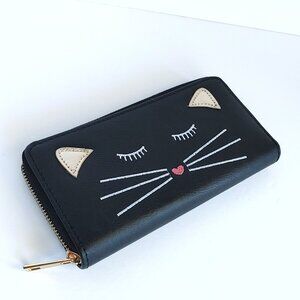Black Cat Wallet NEW